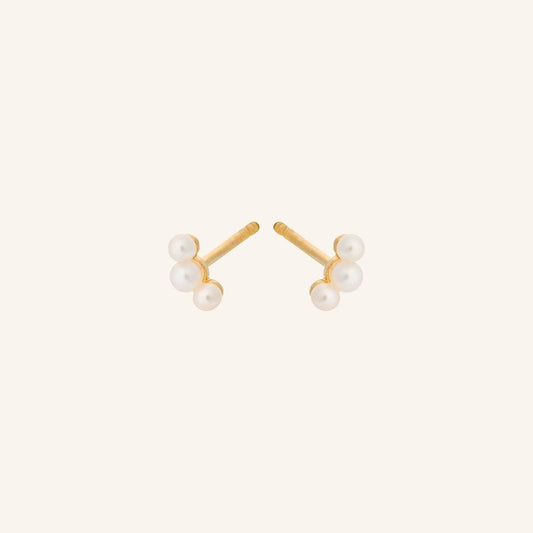 Pernille Corydon Ocean Pearl ørestikker forgyldt