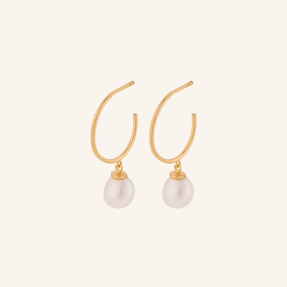 Pernille Corydon Ocean Dream Hoops forgyldt