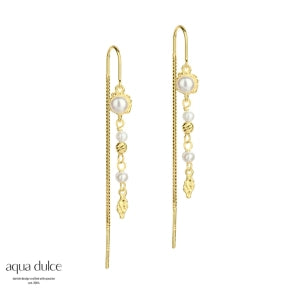 Aqua Dulce Pearl Mila øretråde