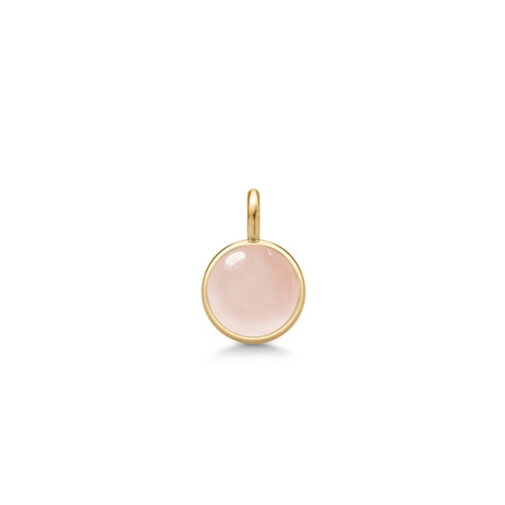 Julie Sandlau Prime Pendant Milky Rose forgyldt