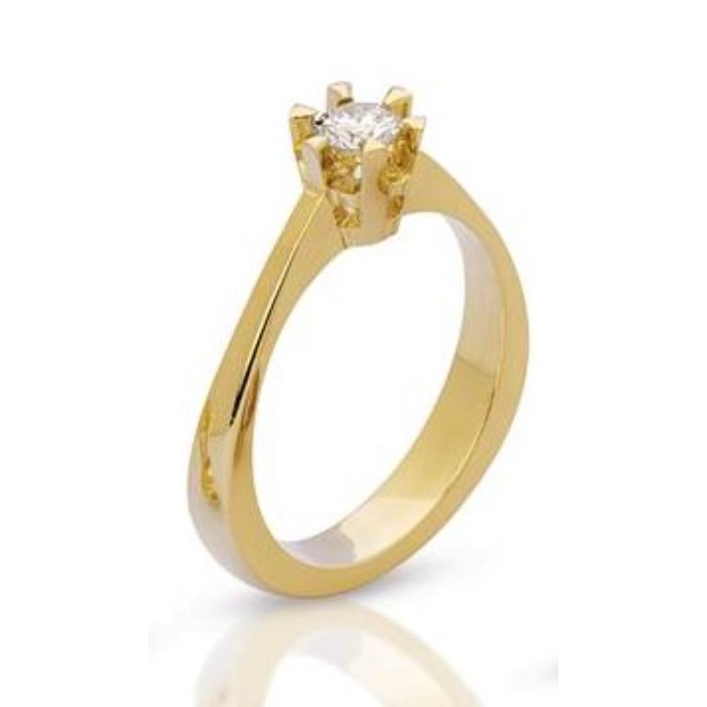 N. H. Jørgensen Stjerneserie Ring rødguld