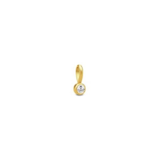 Julie Sandlau Grace Pendant Clear forgyldt