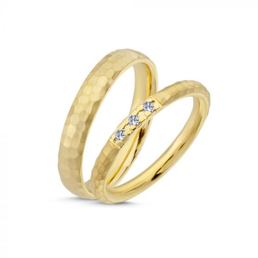 Nuran Vielses ringe A4142 14 kt. rødguld (pris fra 13.125,00,- pr- stk.)