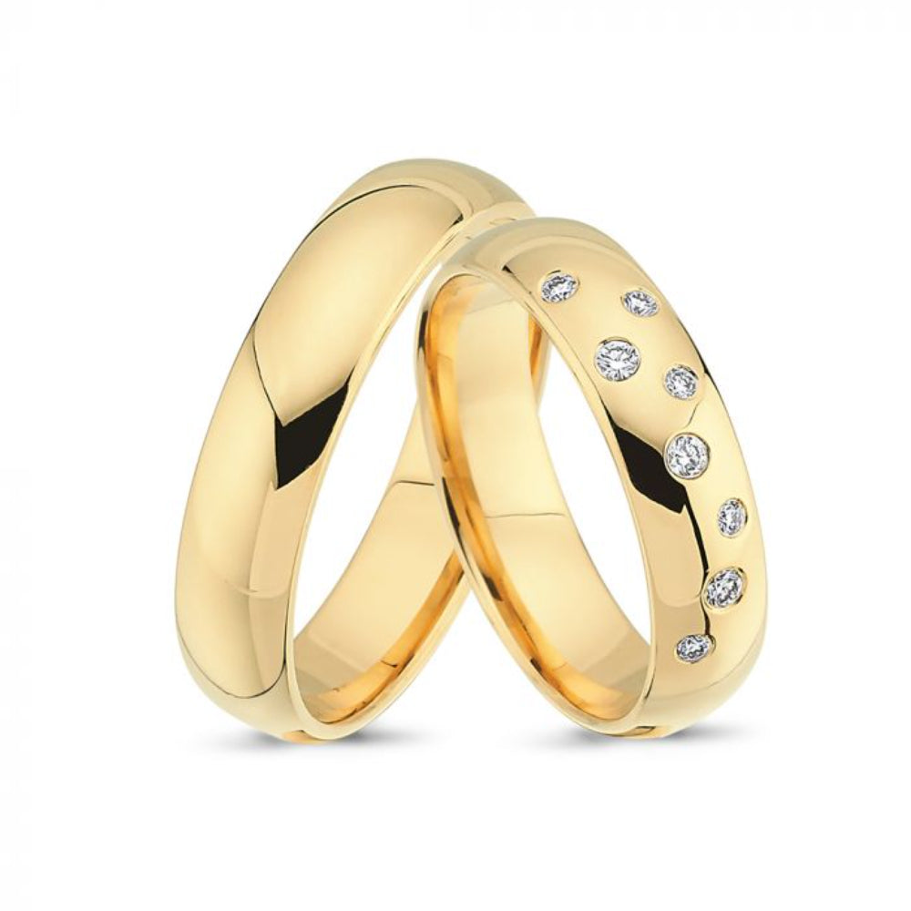 Nuran Vielses ringe A4080 14 kt. rødguld (pris fra 11.250,00,- pr. stk.)
