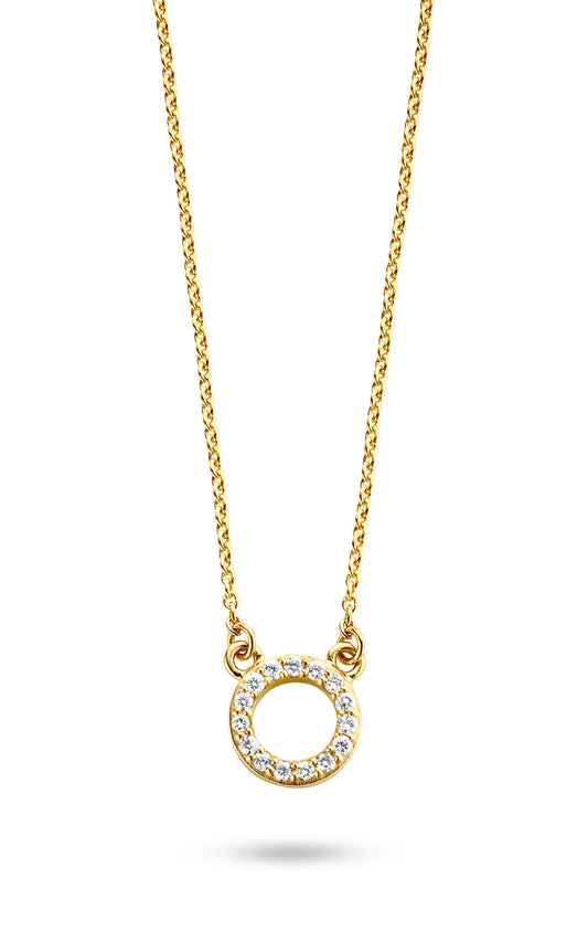 Spirit Icons Halo pendant, rødguld