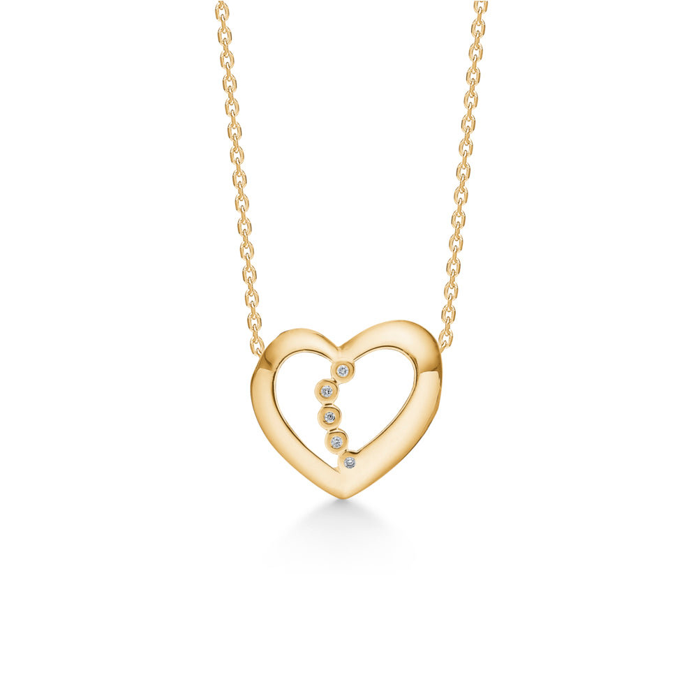Mads Z Hjerte m. diamanter