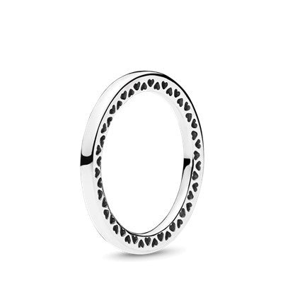 Outlet Pandora Hearts sølv ring