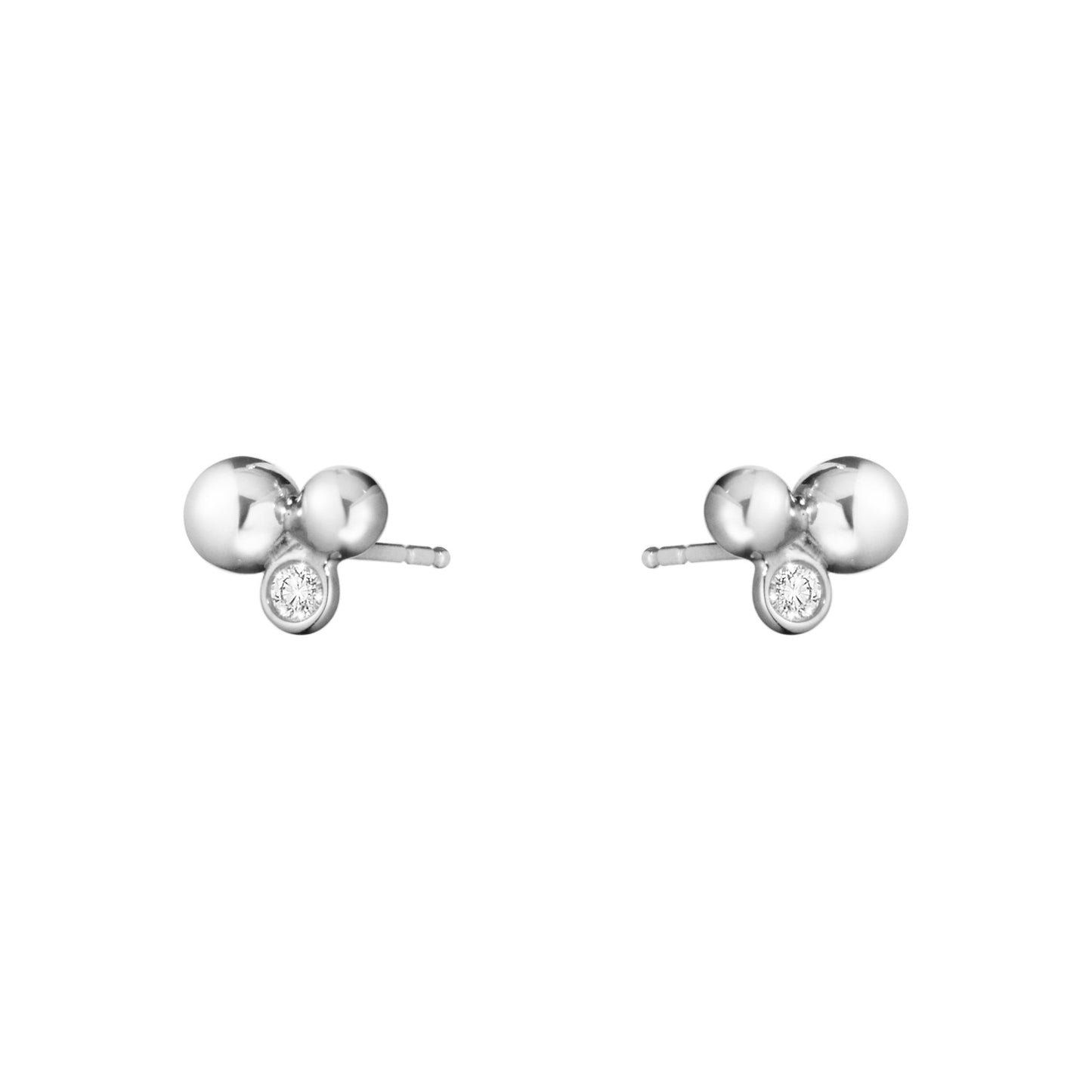 Georg Jensen Moonlight grapes ørestikker m. diamant