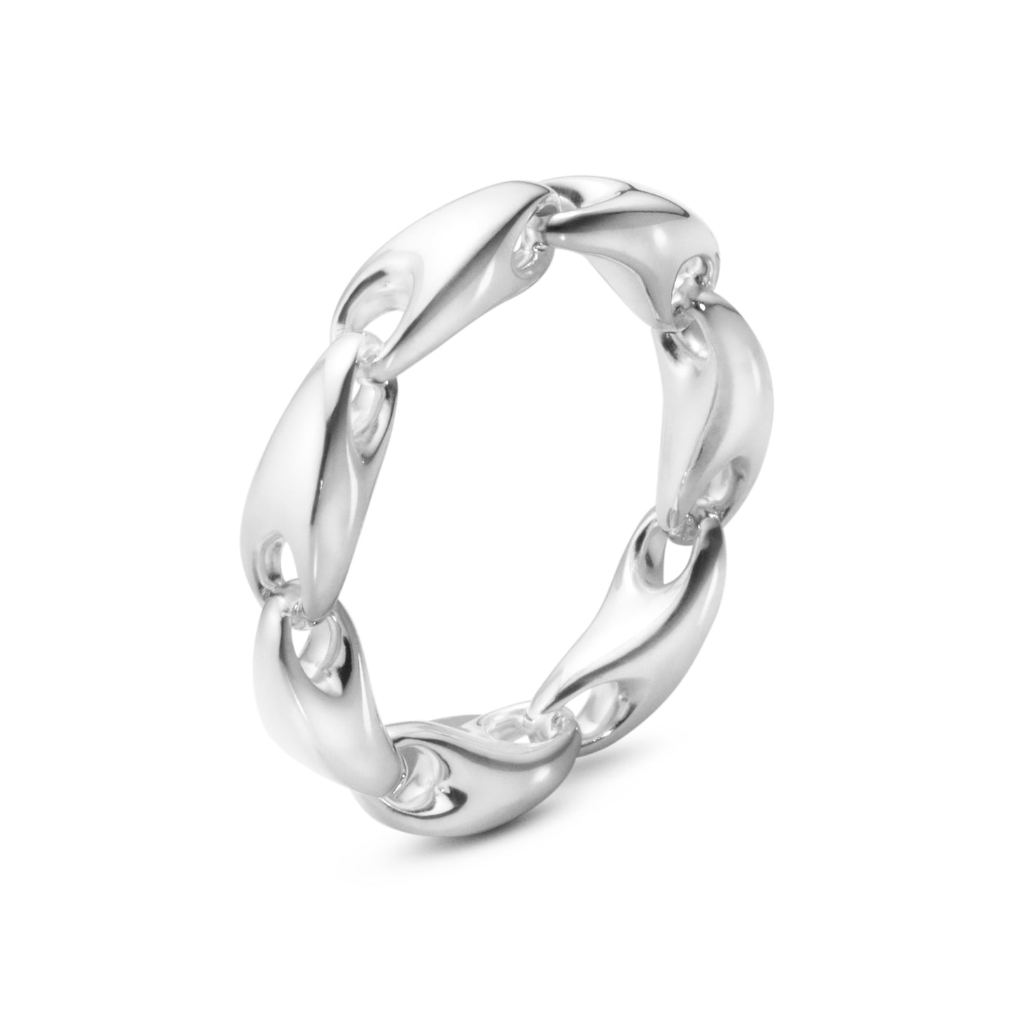 Georg Jensen Reflect Small Chain Ring ring