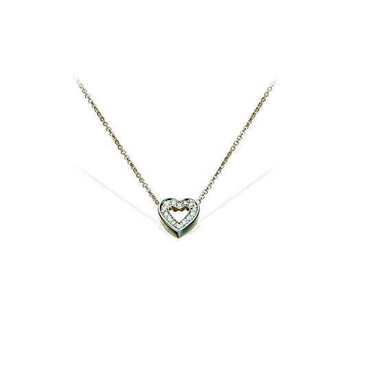 14 kt Vedhæng Med Brillanter