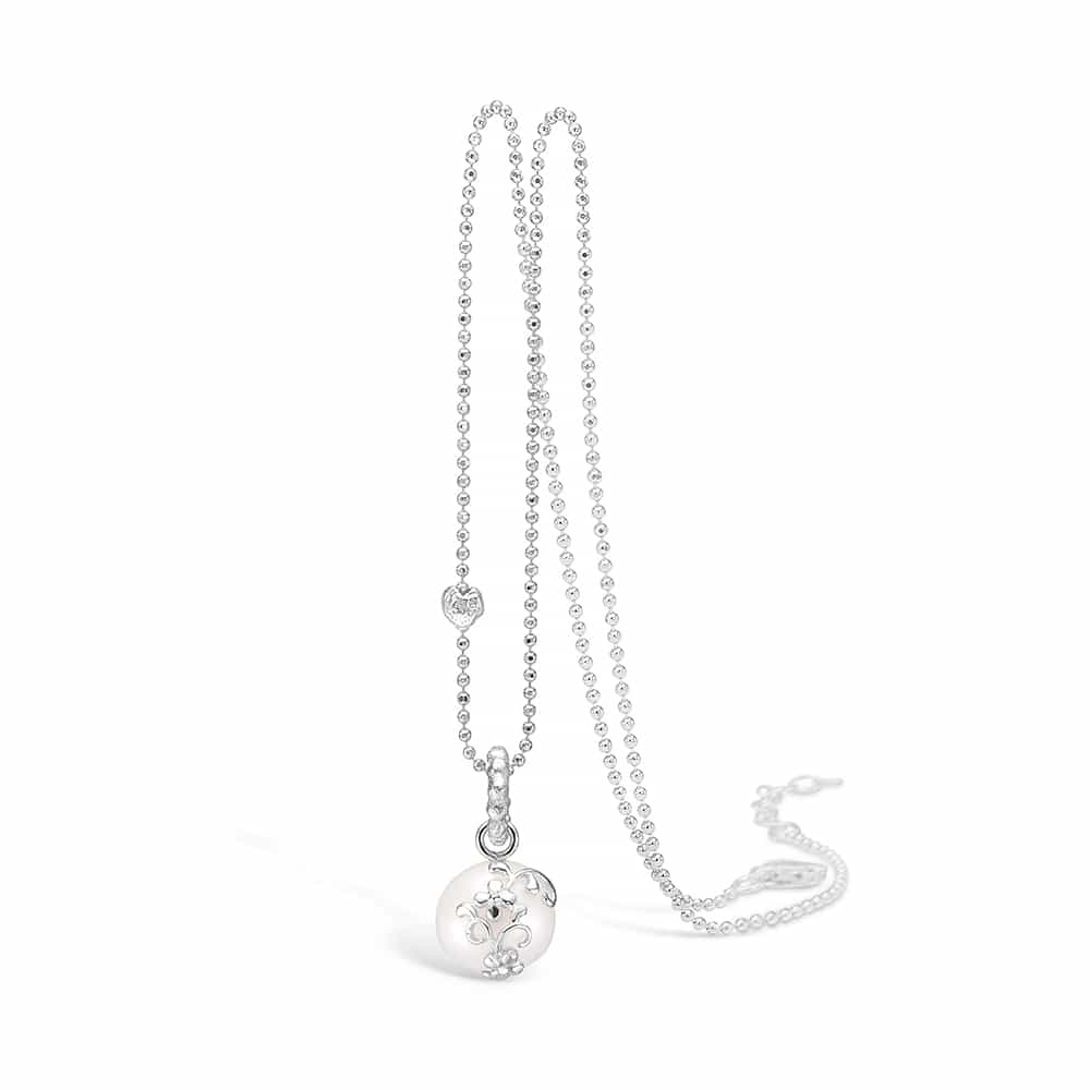 Blossom halskæde med perle