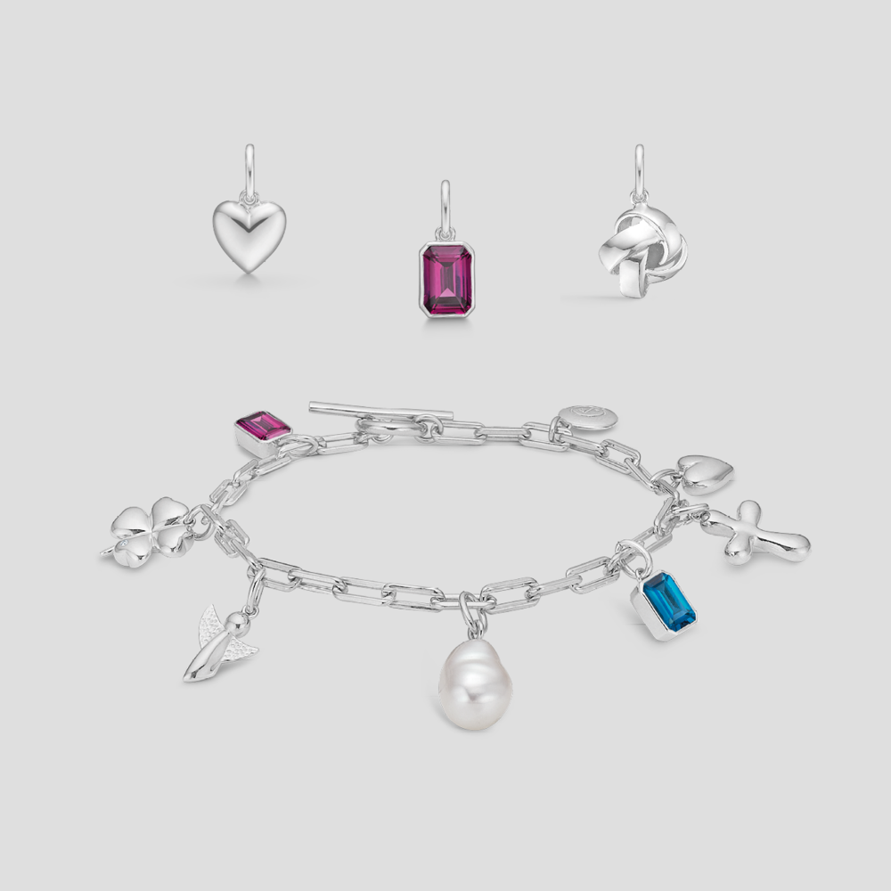 Mads Z My Charm sølv armbånd