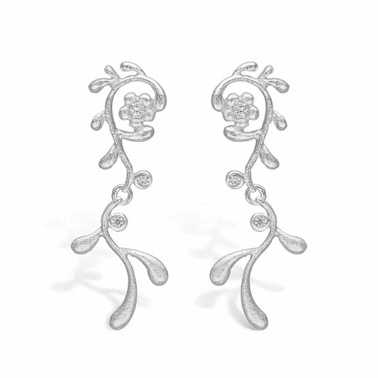 Blossom øreringe grene med blomst