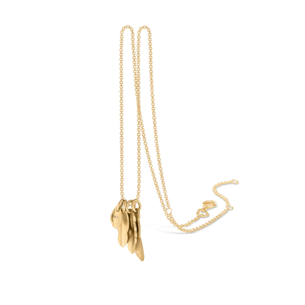 Outlet Blossom forgyldt halskæde