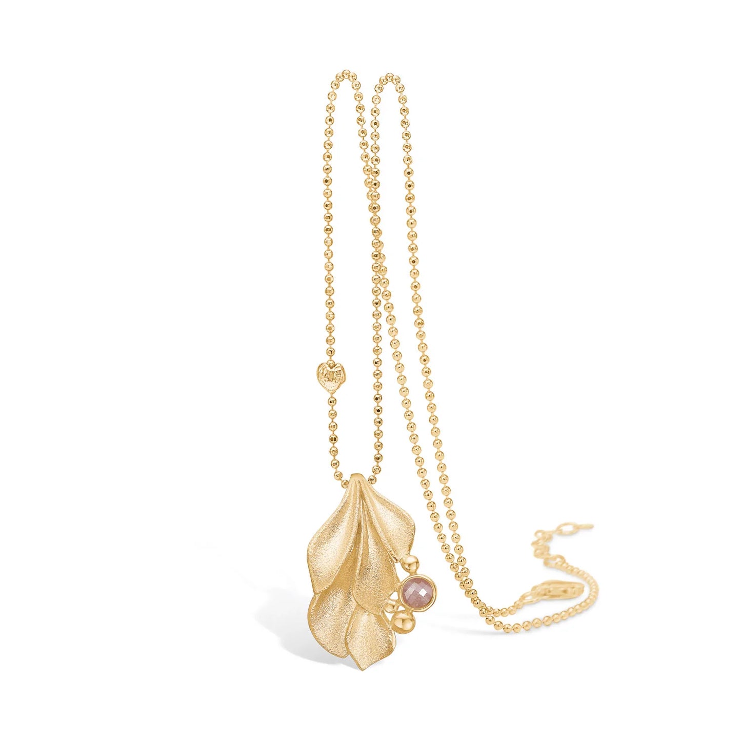 Blossom forgyldt halskæde