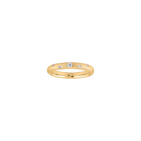 Blossom forgyldt ring