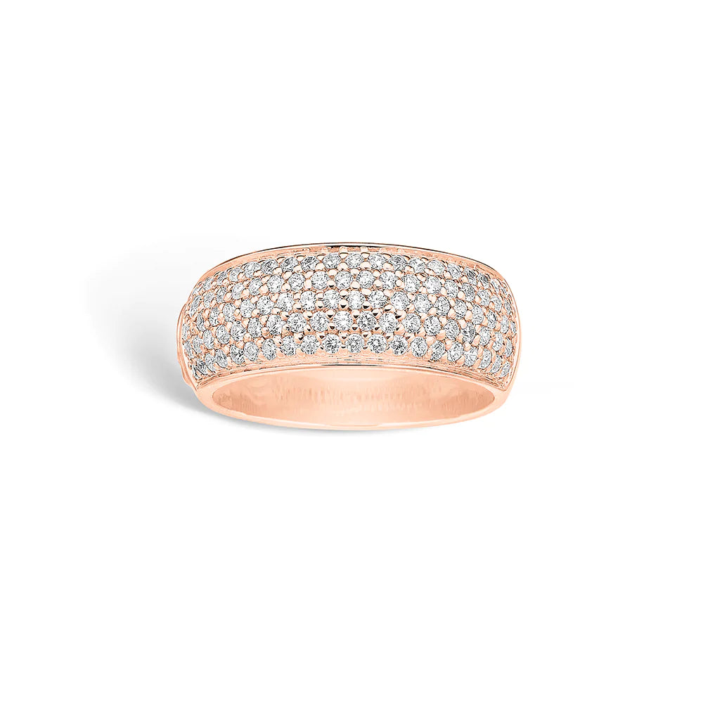 Outlet Blossom rosa ring med sten