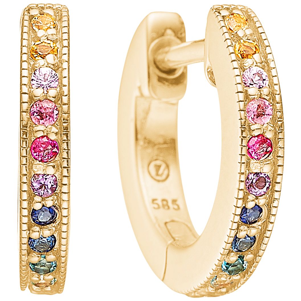 Mads Z Luxury Rainbow creoler