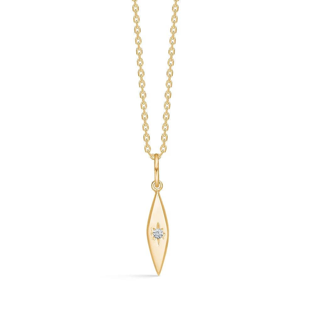 Outlet Mads Z Kite 8 kt vedhæng