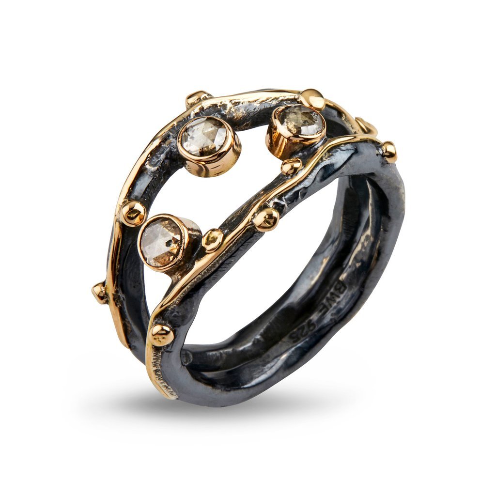 Zeus Dubeca Triple Rose ring