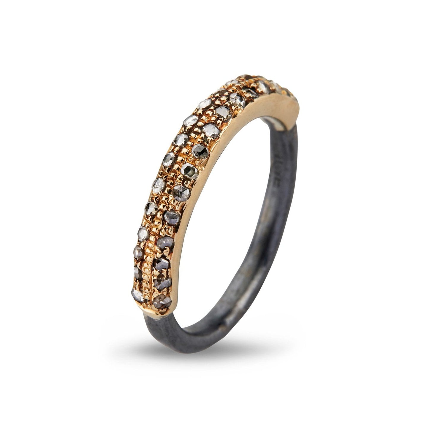 By Birdie Victoria Plain Pave ring