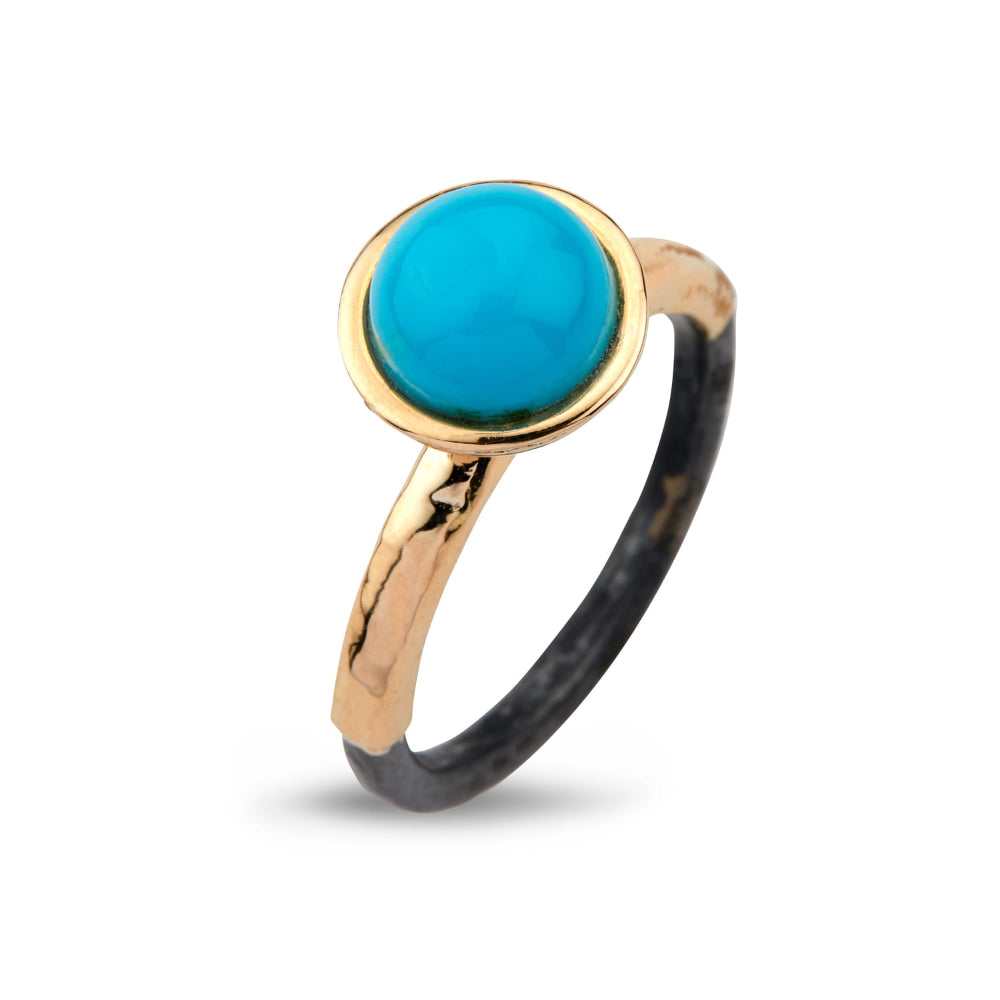 By Birdie Victoria Rose Turquois ring