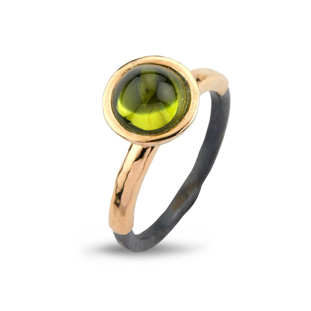 By Birdie Victoria Rose Peridot ring