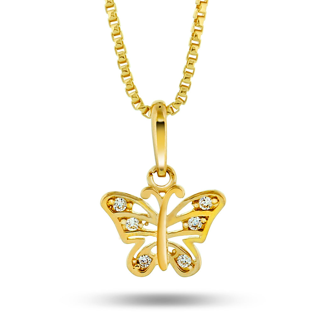 Pia & Per Sommerfugl vedhæng