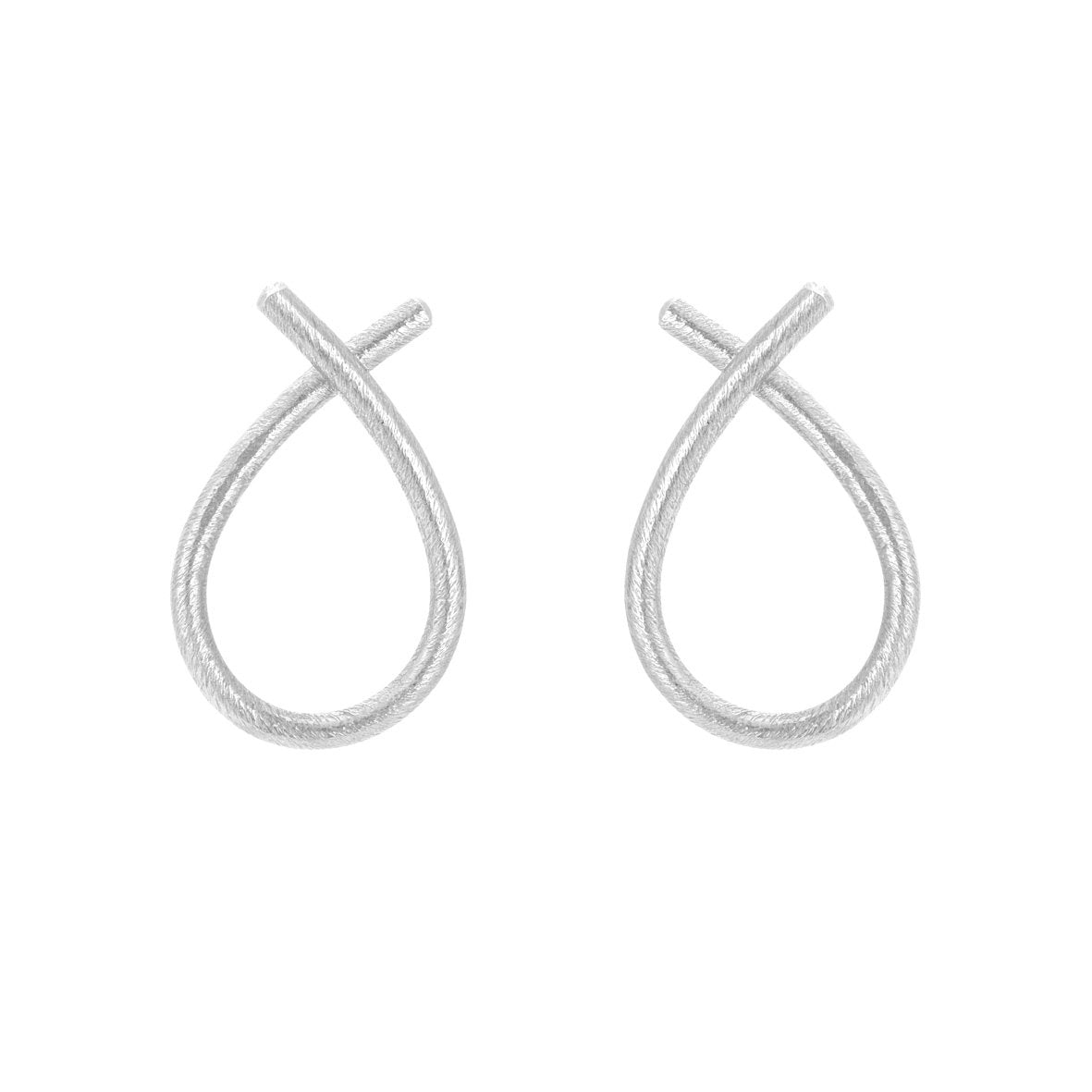 Susanne Friis Bjørner tvistet sølv ørehænger
