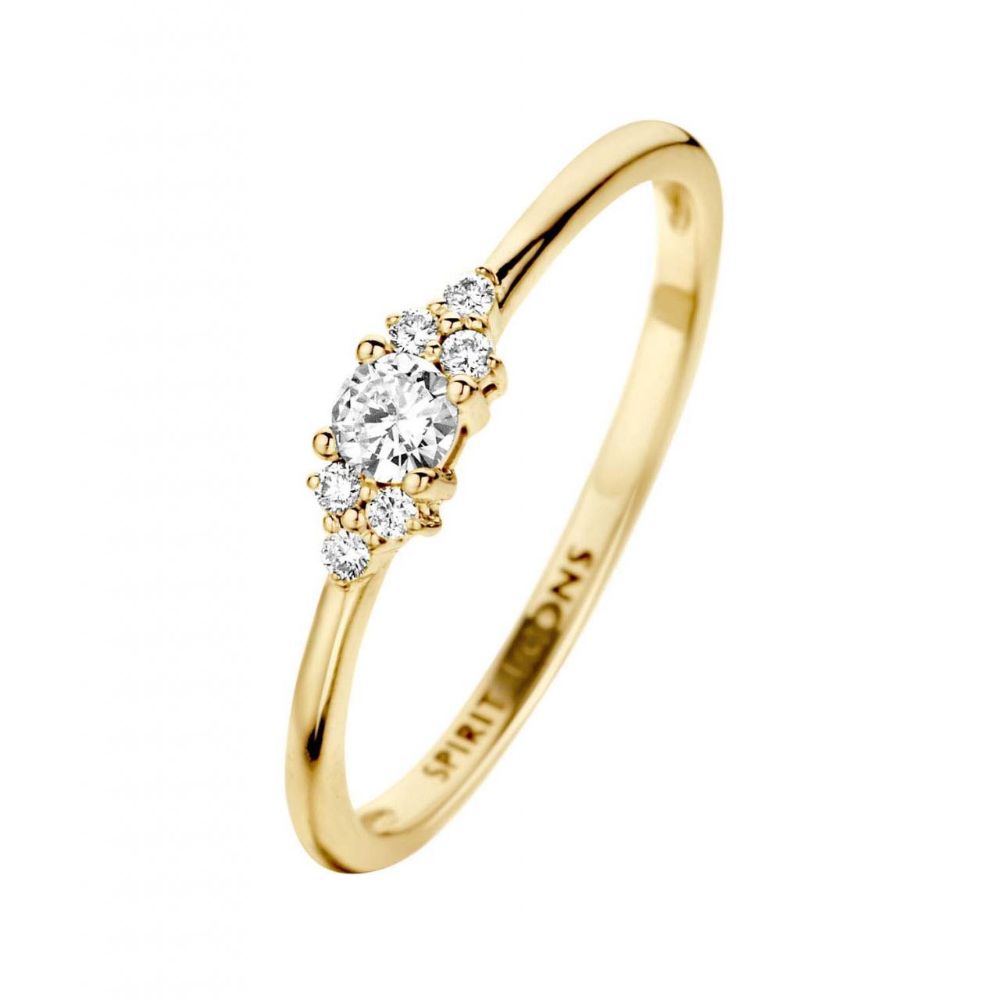 Spirit Icons Vida ring, rødguld