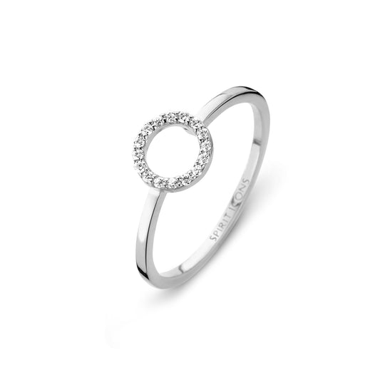 Spirit Icons Halo Ring, hvidguld