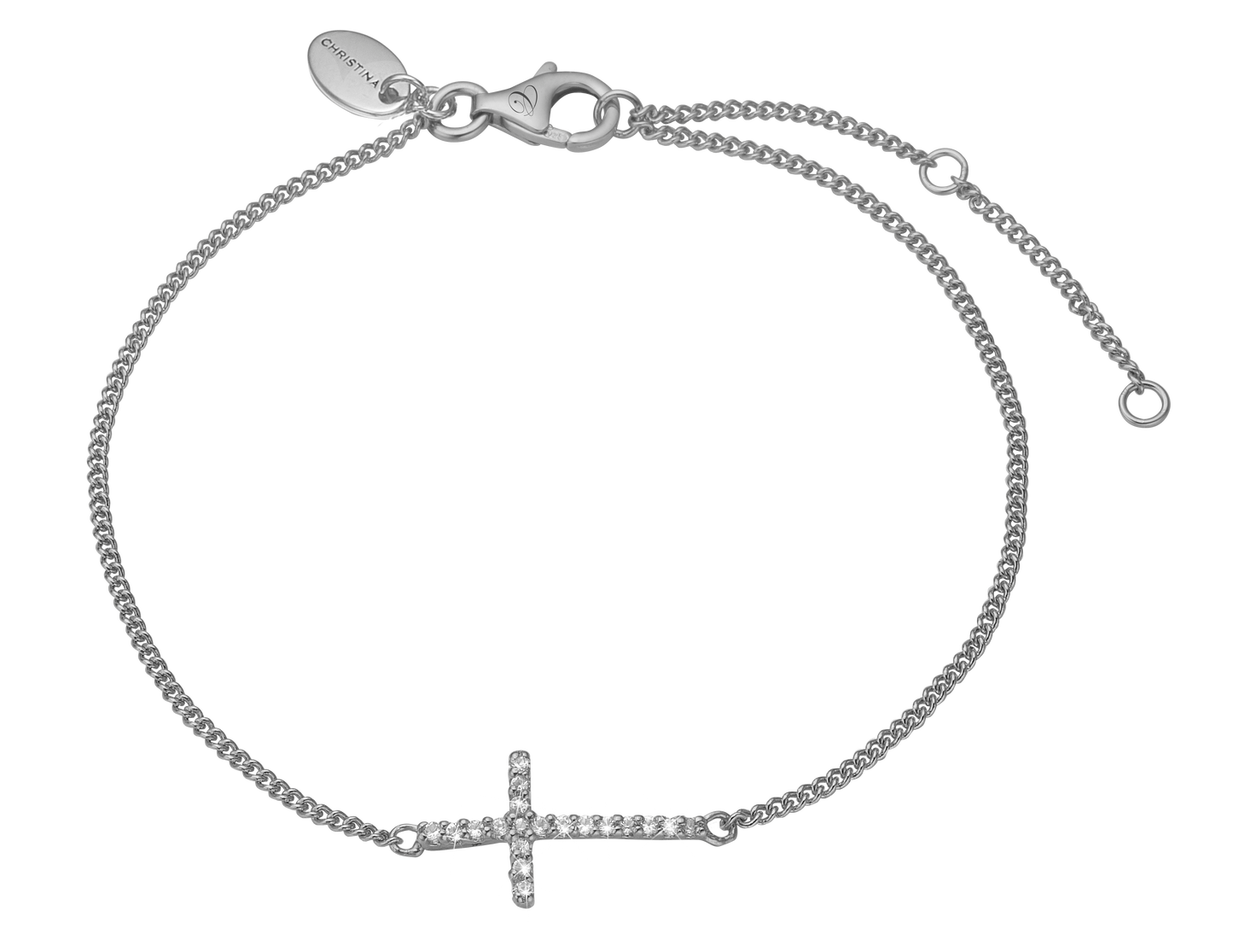 Christina Armbånd Sparkling Cross S