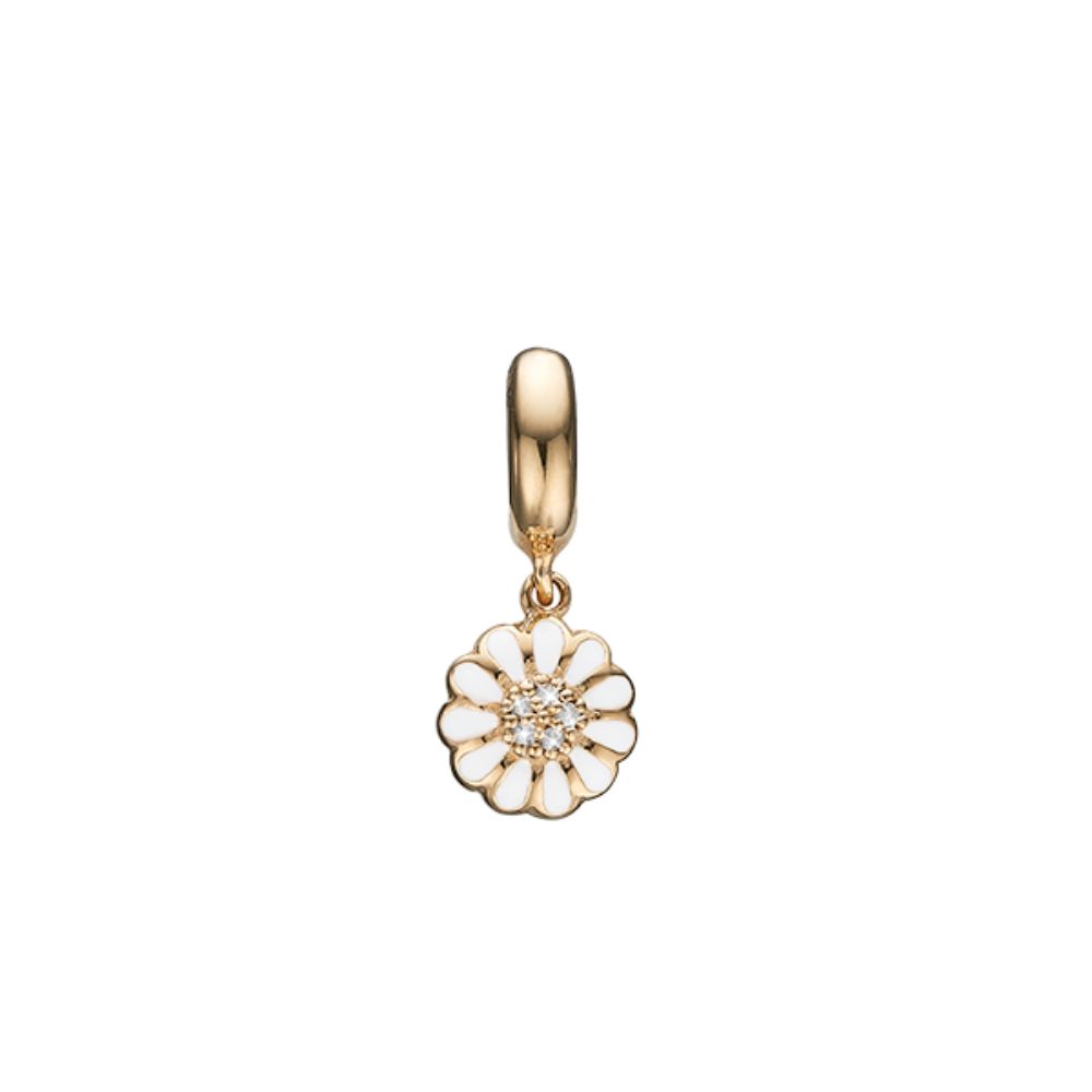 Christina Jewelery White Marguerite Charm