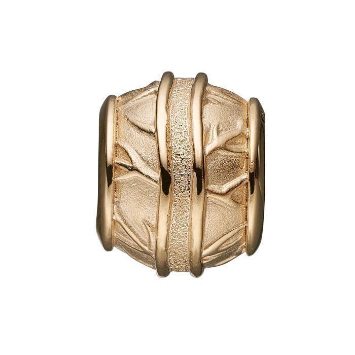 Christina charm til sølv/læderarmbånd 4mm