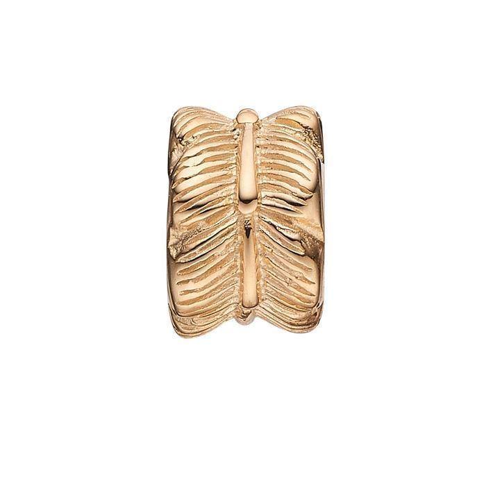 Christina charm til sølv/læderarmbånd 4mm