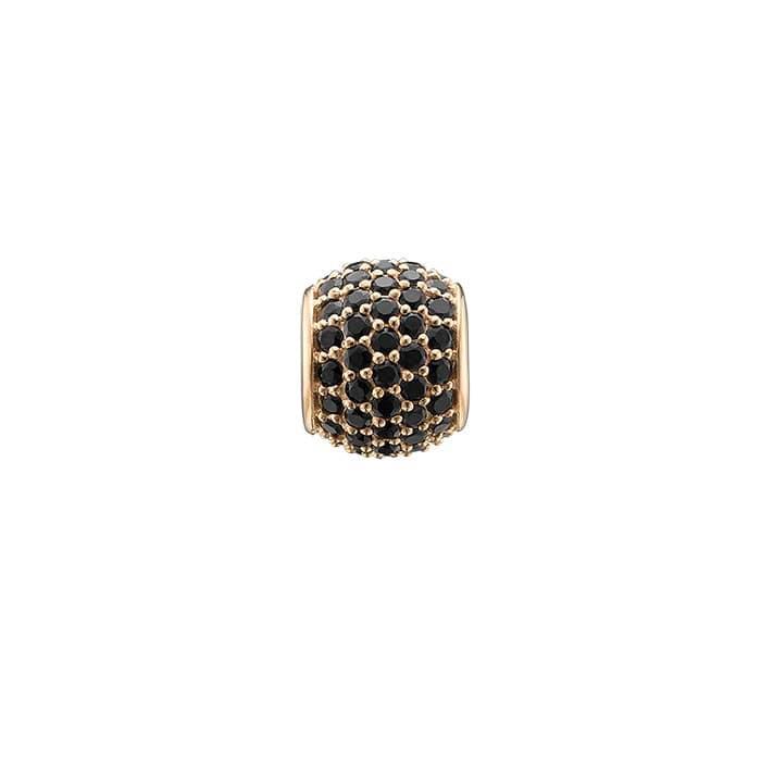 Christina charm til sølv/læderarmbånd 4mm