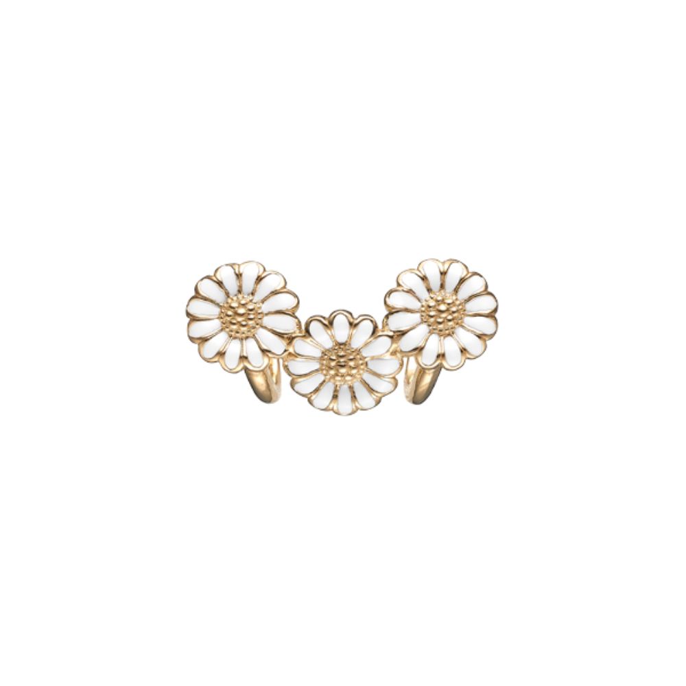 Christina Jewelery White Marguerite Trinity Charm