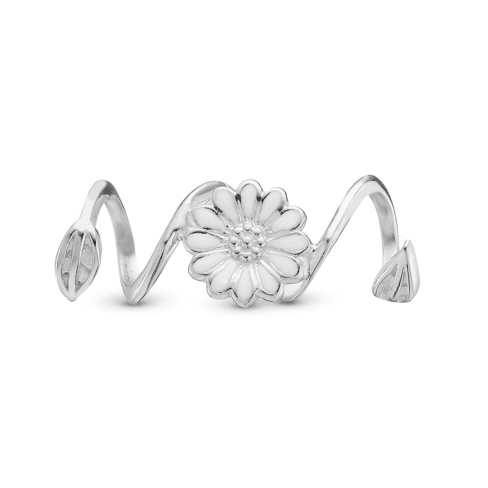 Christina Jewelery White Marguerite Flying Charm