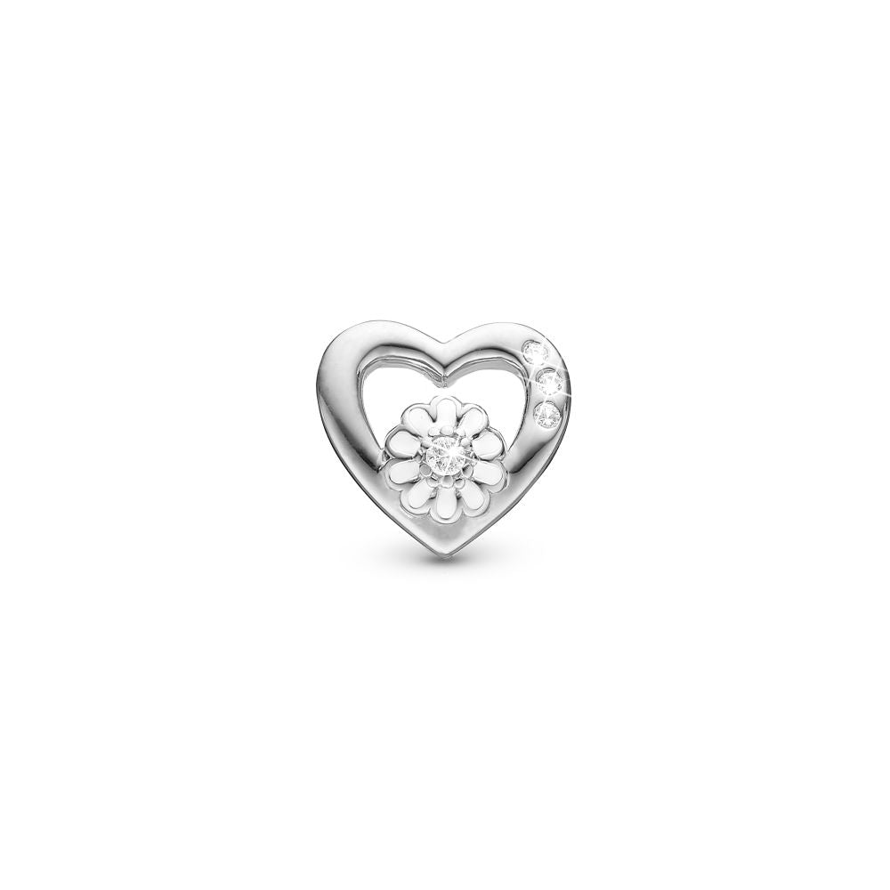 Christina Jewelry White Marguerite Love charm