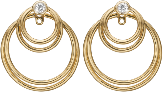 Christina Jewelry ørehænger Circles Of Joy