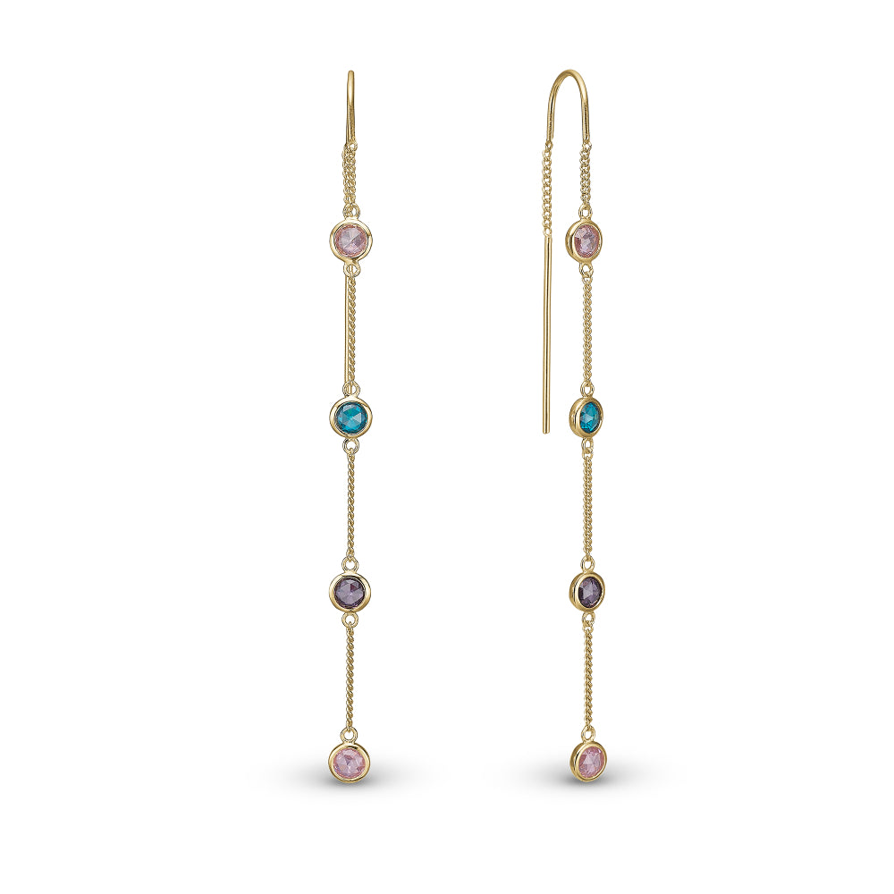 Christina Jewelry Colorful Champagne ørehænger