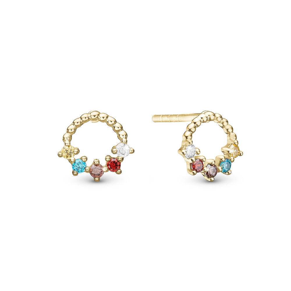 Christina Jewelry Rainbow ørestikker