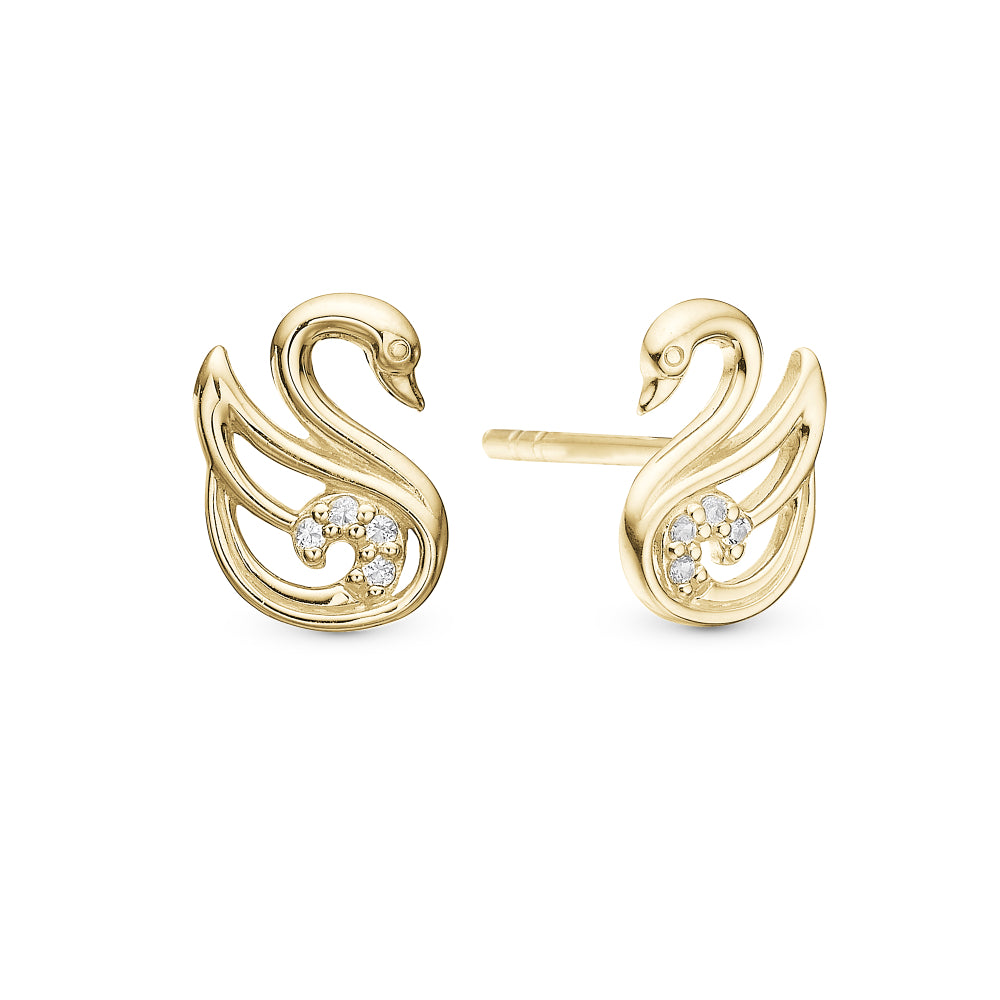 Christina Jewelry swan ørestikker 671-G97