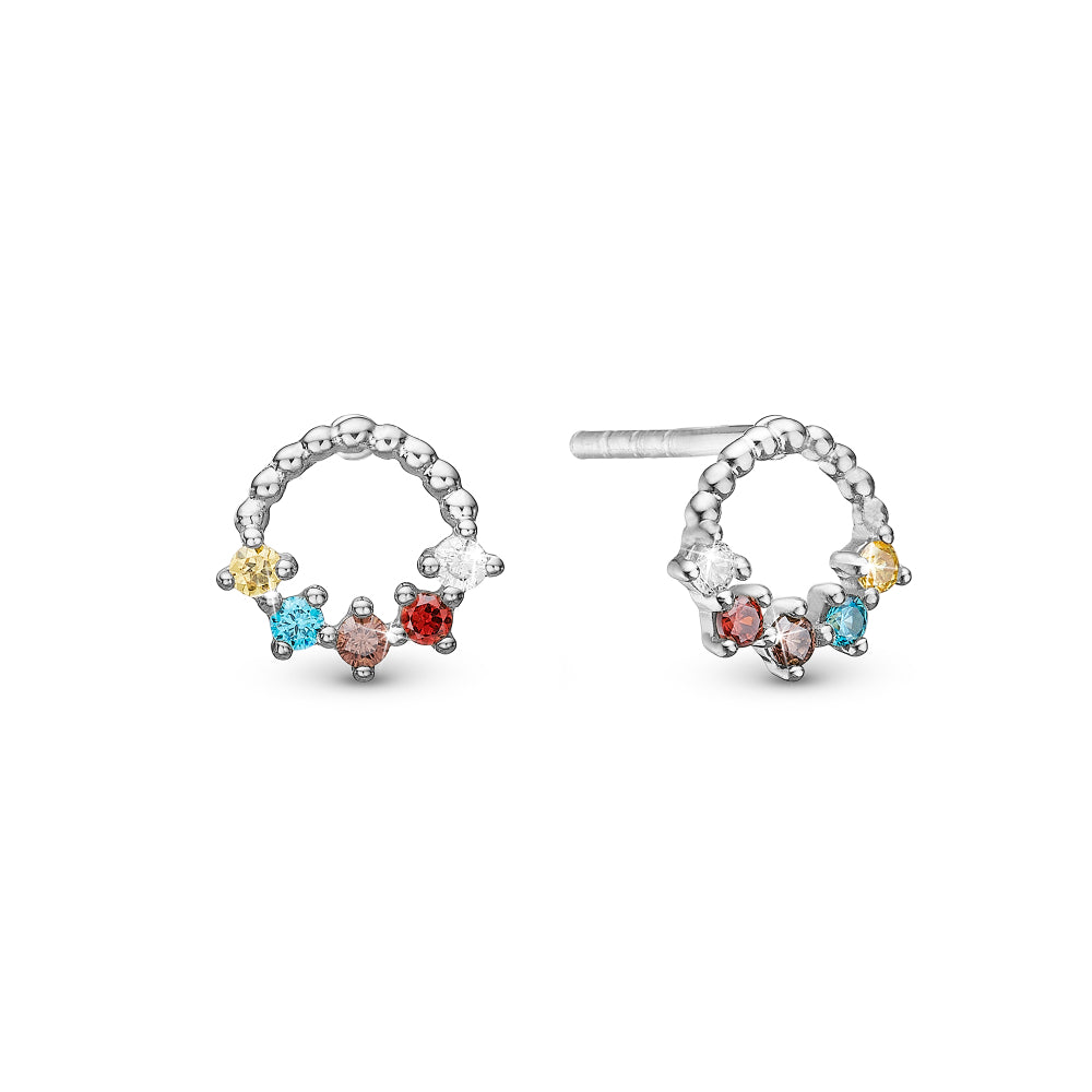 Christina Jewelry Rainbow ørestikker