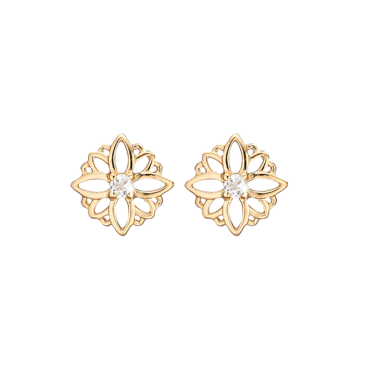 Christina Natural Flower ørestikker