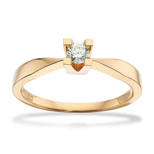 14kt Kleopatra ring 0,15