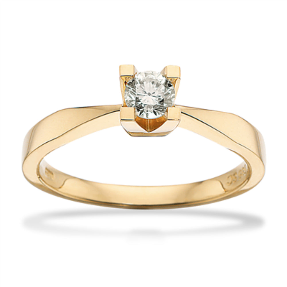 14kt Kleopatra ring 0,25