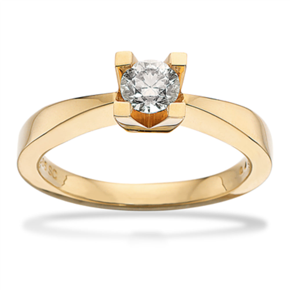 14kt Kleopatra ring 0,40
