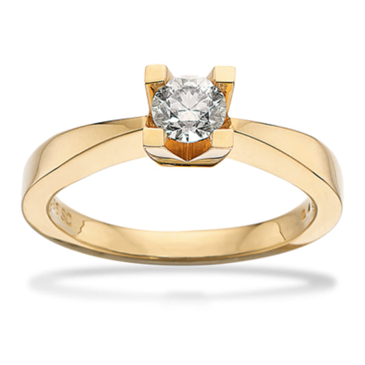 14kt Kleopatra ring 0,40