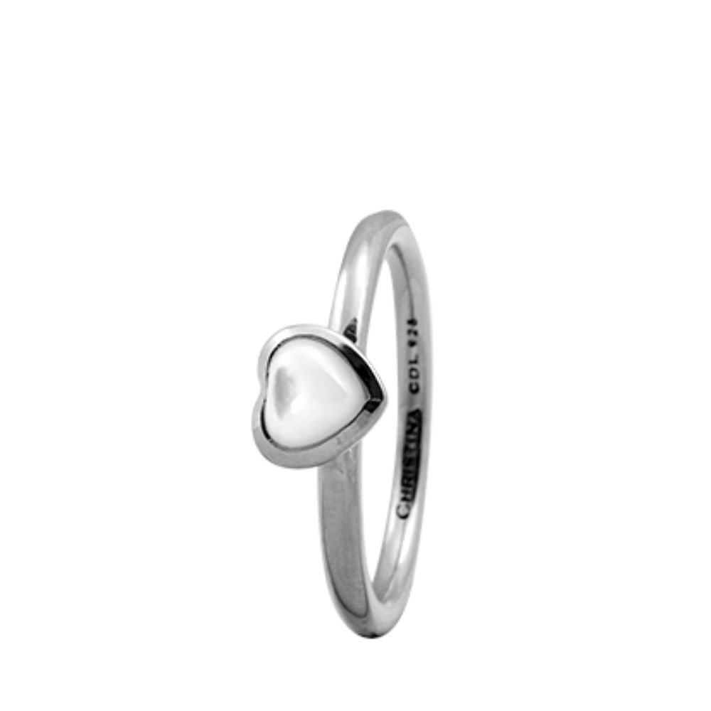 Outlet Christina Heart Mother of Pearl